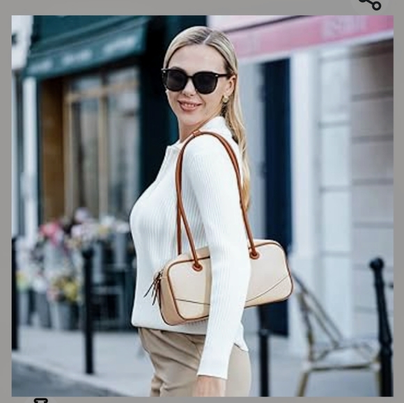 CLUCI Vegan Leather Purse For Women Shoulder Bag Satchel Pre-owned New Condition - Picture 11 of 11